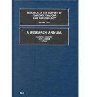 Research in the History of Economic Thought and Methodology. Vols 18A, B, C