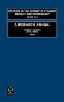 Research in the History of Economic Thought and Methodology, Volume 19a: A Research Annual