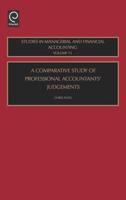 A Comparative Study of Professional Accountants' Judgements