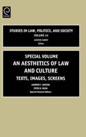 An Aesthetics of Law and Culture: Texts, Images, Screens with CDROM