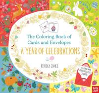 The Coloring Book of Cards and Envelopes: A Year of Celebrations
