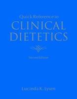 Quick Reference to Clinical Dietetics
