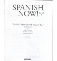 Spanish Now!. Teacher's Manual for Level One Workbook