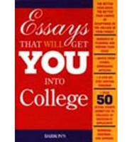 Essays That Will Get You Into College