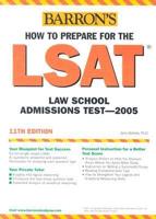 Barron's How To Prepare For The Lsat