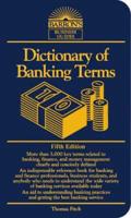 Dictionary of Banking Terms