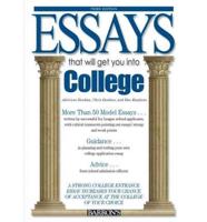 Essays That Will Get You Into College