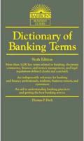 Dictionary of Banking Terms