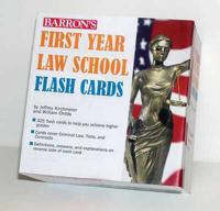 First Year Law School Flash Cards