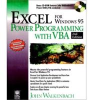 Excel for Windows 95 Power Programming With VBA