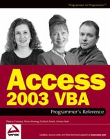 Access 2003 VBA Programmer's Reference