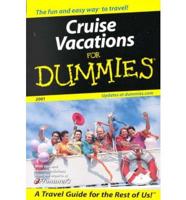 Cruise Vacations For Dummies( 2001