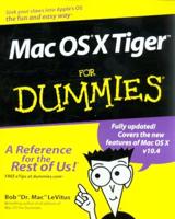 Mac OS X Tiger for Dummies