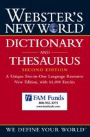 Webster&#39;s New World Dictionary and Thesaurus