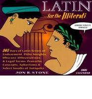 Latin for the Illiterati Calendar. 2001