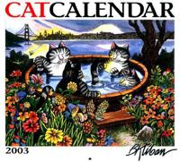 Cat Calendar B. Kliban. 2003