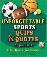 Unforgettable Sport Quips & Quotes Knowledge Cards