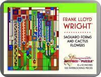 100 Piece Tin Puzzle Frank Lloyd Wright/Saguaro Forms
