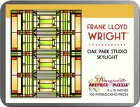 100 Piece Tin Puzzle Frank Lloyd Wright/Skylight Oak Park