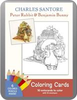 Charles Santore Peter Rabbit & Benjabunny Coloring Cards