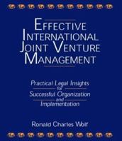 Effective International Joint Venture Management