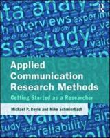 Applied Communication Research Methods