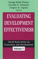 Evaluating Development Effectiveness
