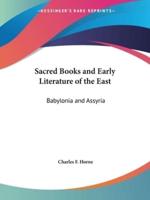 Sacred Books and Early Literature of the East