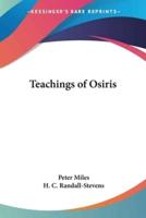 Teachings of Osiris