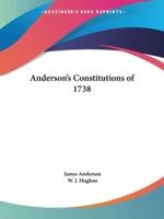 Anderson's Constitutions of 1738