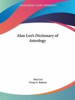 Alan Leo's Dictionary of Astrology