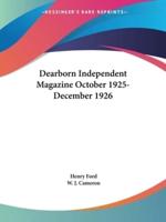 Dearborn Independent Magazine October 1925-December 1926