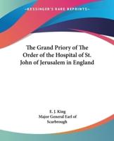 The Grand Priory of The Order of the Hospital of St. John of Jerusalem in England