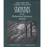 Study Guide T/A Stat for Behavioral Science