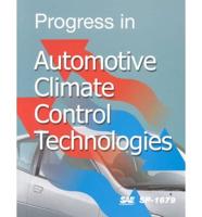 Progress in Climate Control Technologies