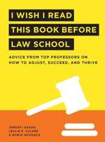 I Wish I Read This Book Before Law School