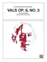 Vals Op. 8, No. 3 For Solo Gtr