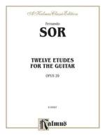 Twelve Etudes for the Guitar, Op. 29