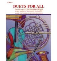 DUETS FOR ALL FRENCH HORN