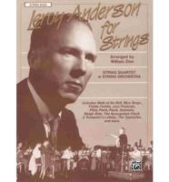 LEROY ANDERSON FOR STRINGS BASS