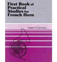 1st Book of Practical Studies. French Hn