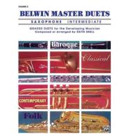 Belwin Master Duets. Saxophone Inter II