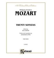 Mozart 20 Sonatas Bartok P/S