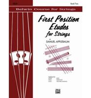 FIRST POSITION ETUDES FOR STRINGS CELLO