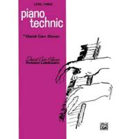 PIANO TECHNIC LEVEL 3