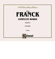 FRANCK ORGAN WORKS VOL 3 O