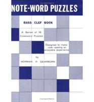 Note-Word Puzzles Bass Clef