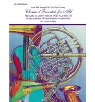 Classical Quartets for All Cello/bass