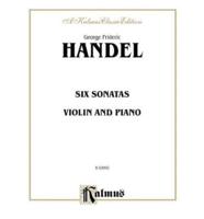 HANDEL 6 SONATAS VLN PIANO