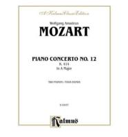 Piano Concerto No. 12 in A, K. 414 Advanced Piano Duet2P4H
